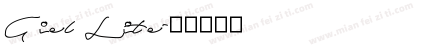 Giel Lite字体转换